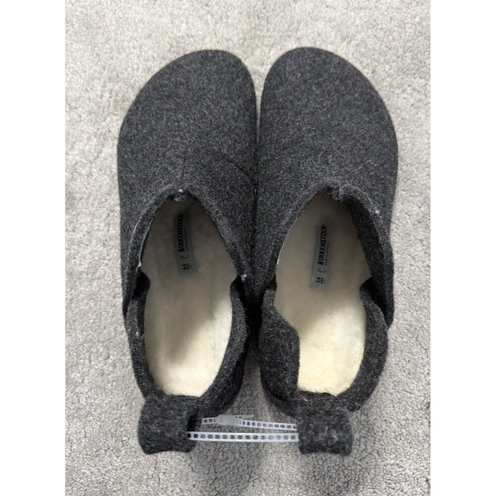 Birkenstock Andermatt Shearling Slipper Boots Anthracite Men's Size 11 (44) - Picture 8 of 9